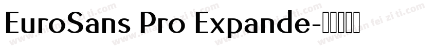 EuroSans Pro Expande字体转换
